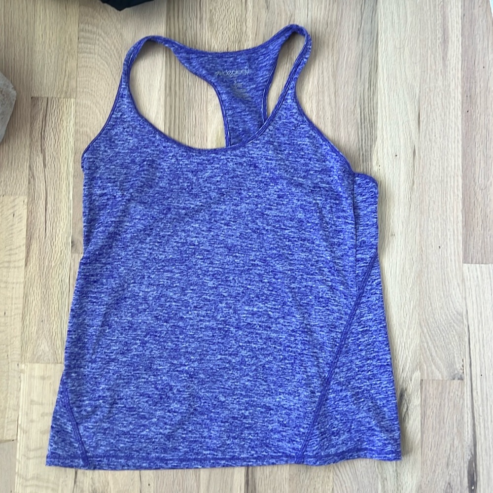 Purple and pink soft workout tank